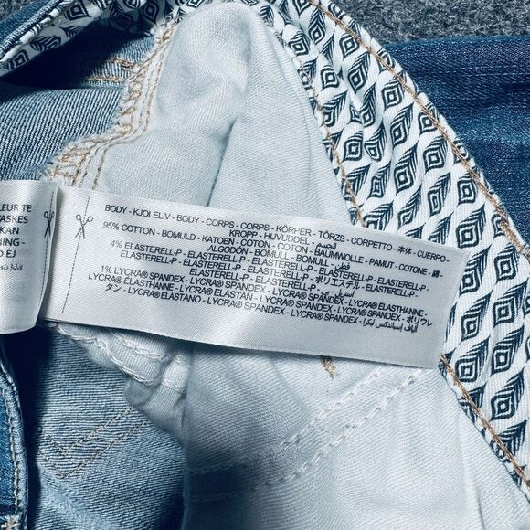 Ariat Real Jeans Womens 34R Blue Bootcut Denim Tennessee Real Daniela Western - Picture 8 of 13